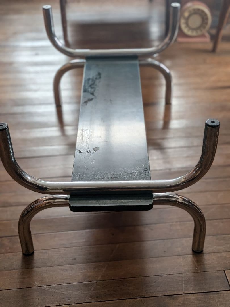 ミッドセンチュリー　ガラストップセンターテーブル