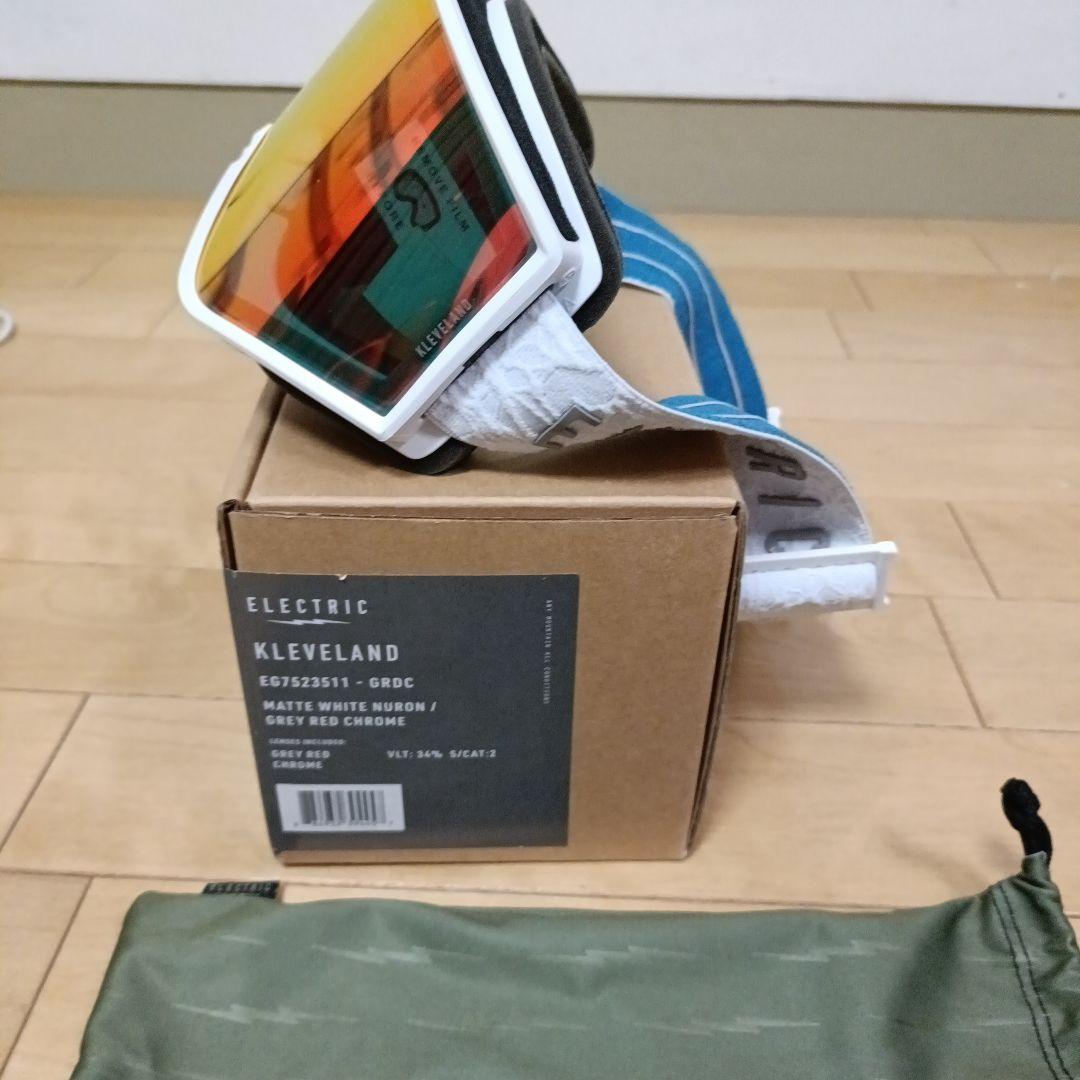 未使用　23-24エレクトリックゴーグル　KLEVELAND　グラトリ