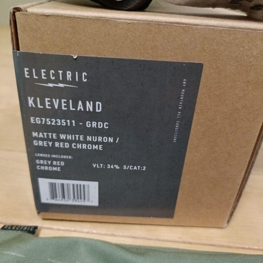 未使用　23-24エレクトリックゴーグル　KLEVELAND　グラトリ