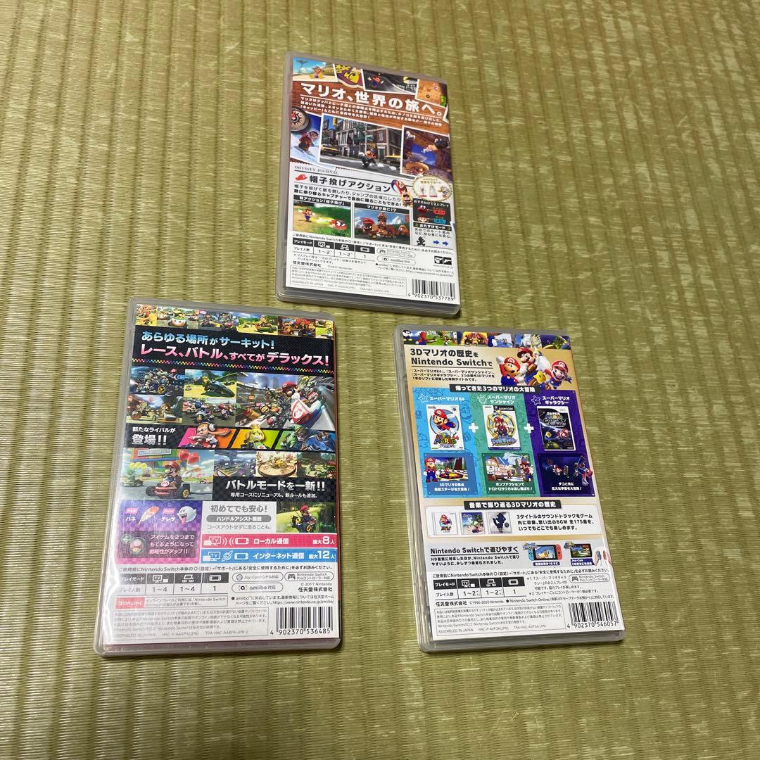 Nintendo Switch 本体 マリオソフト3点セット売り