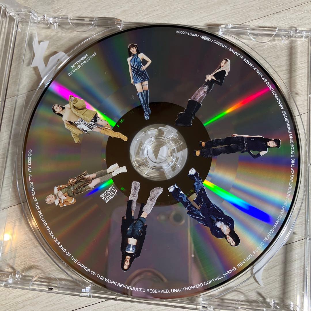 XG shooting star CD トレカ無し