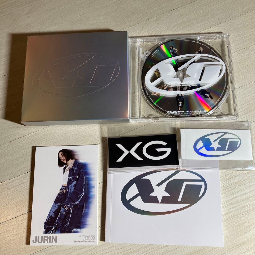 XG shooting star CD トレカ無し