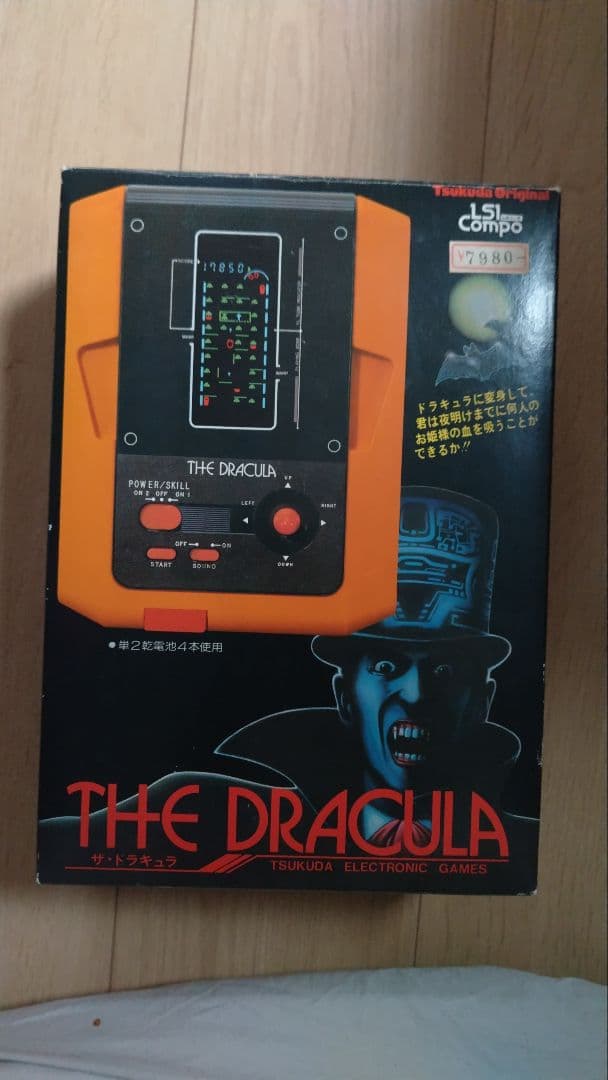 昭和 ツクダ オリジナル LSI ドラキュラ 未使用 本体黒 ゲームウォッチ