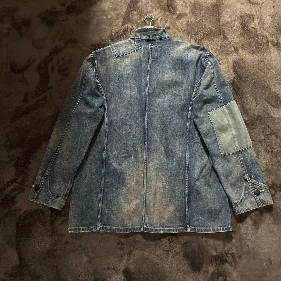 Levi's カバーオール　デニムジャケット　ダメージ加工　LVC 復刻　40