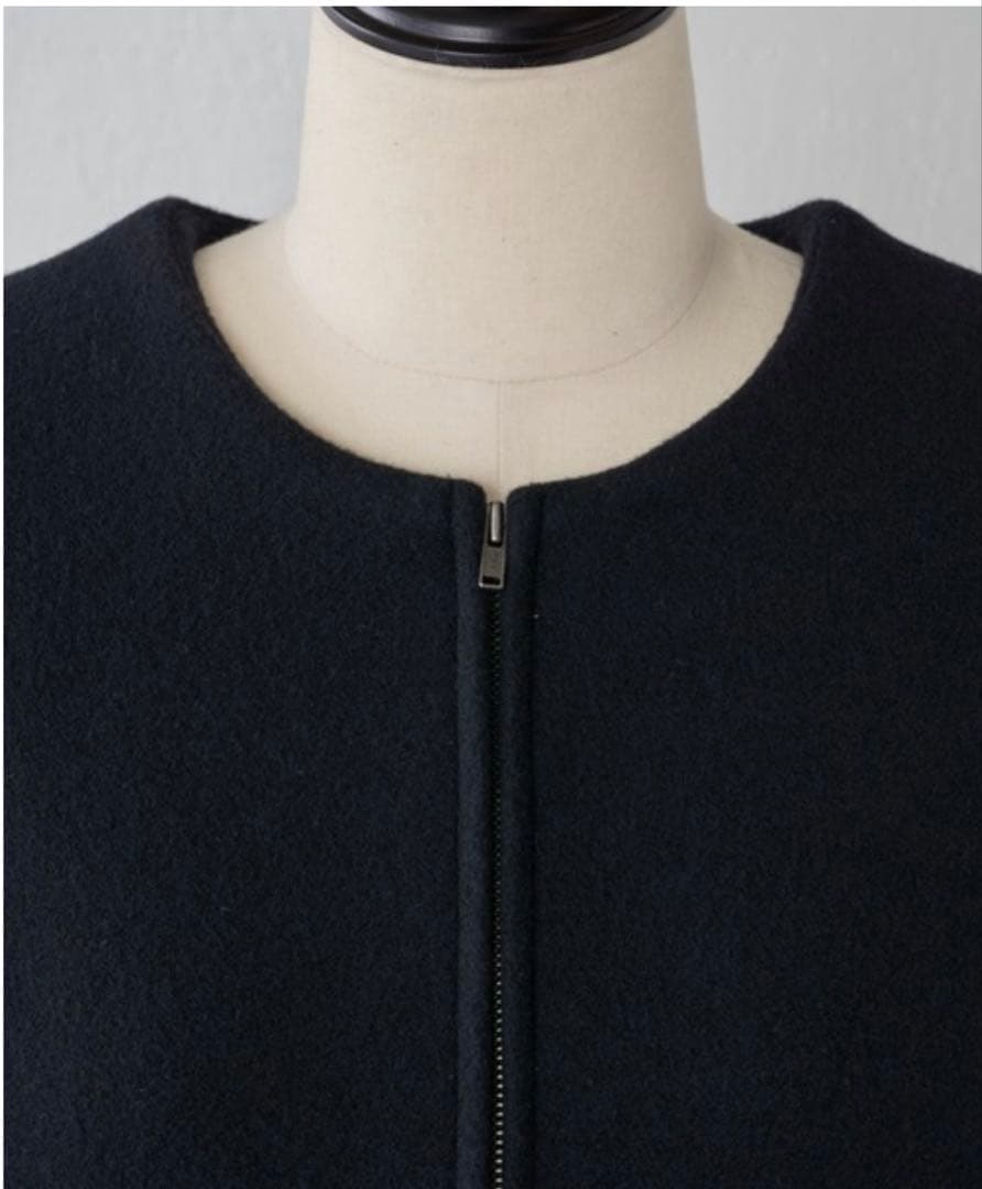 BEARDSLEYウールコート　ブラック