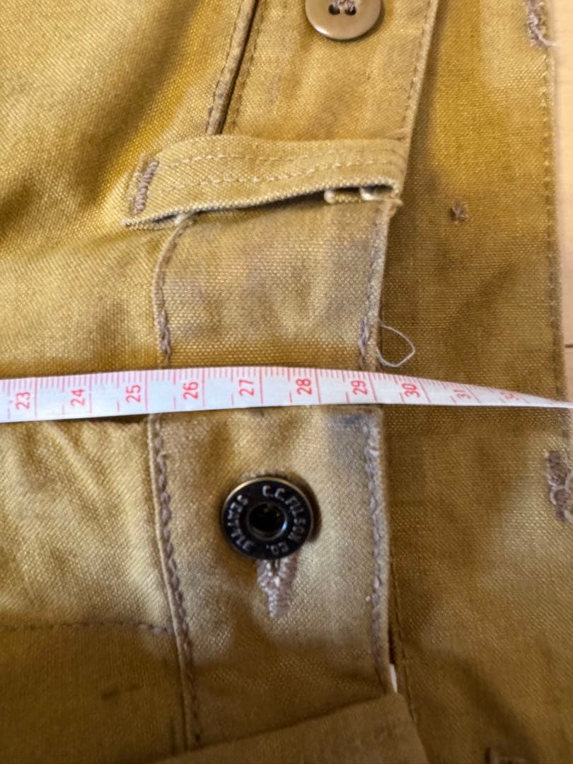 フィルソン オイルドパンツ ダック 32インチ アメリカ製
