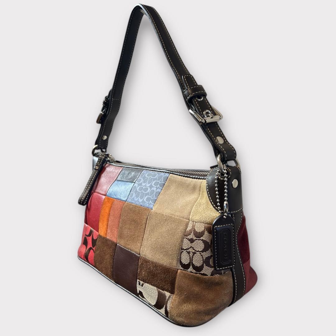 【美品】Coach vintage patchwork Shoulder Bag