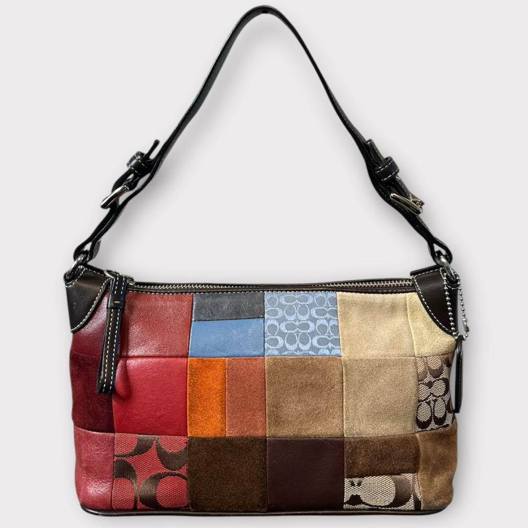 【美品】Coach vintage patchwork Shoulder Bag