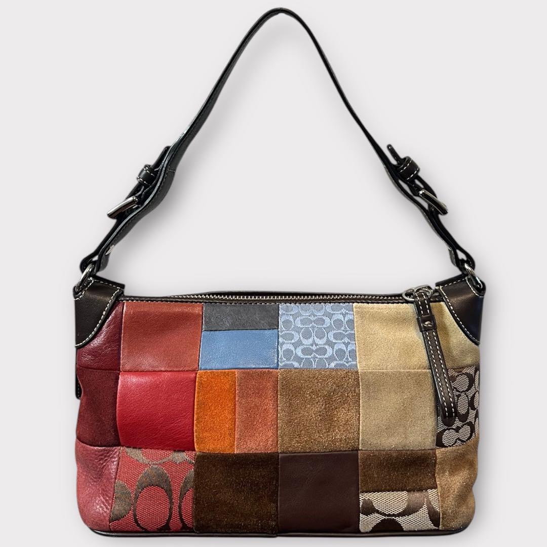 【美品】Coach vintage patchwork Shoulder Bag
