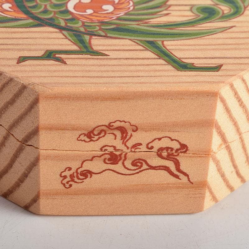 だだっこ 　繧繝文様　八角香合　東大寺　別当永慶書付　共布共箱　Z8908