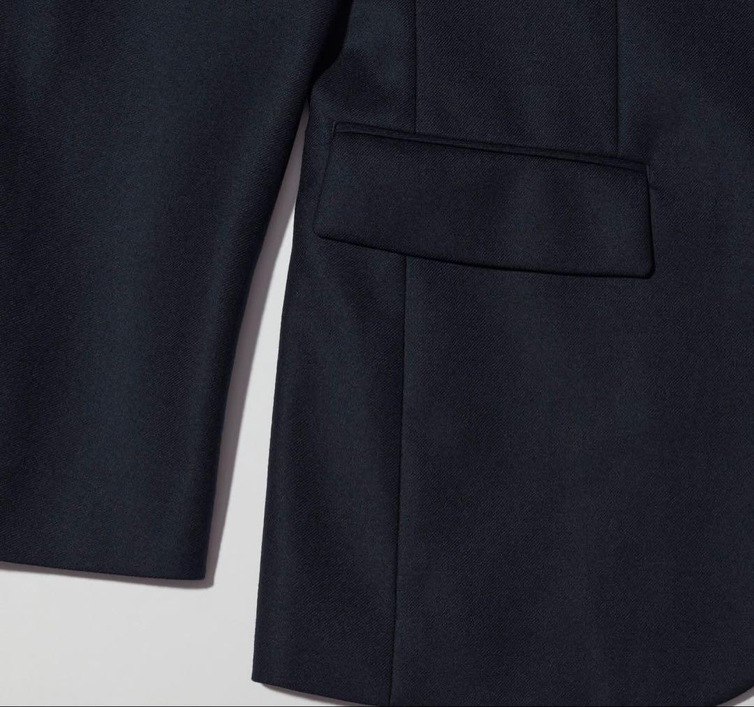 k*7様 【美品】ユニクロ +J NIKKEウール セットアップ 黒 XL 20