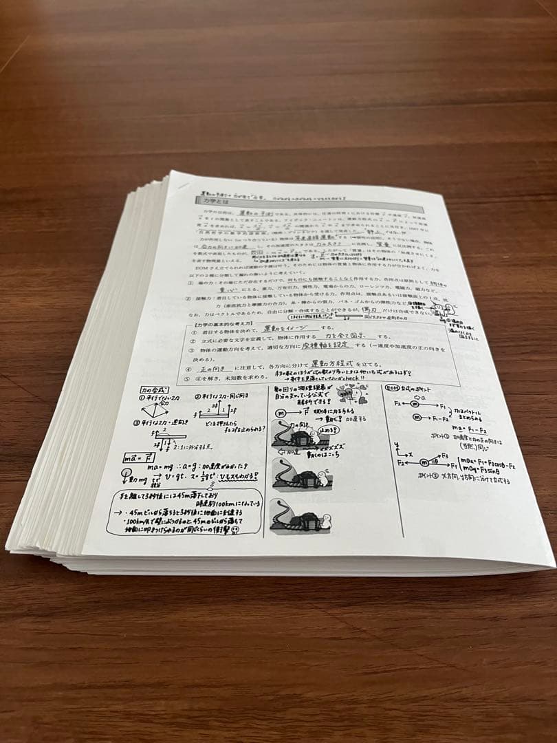 鉄緑会　高3物理　最上位クラス人気講師　久保先生冊子　テキスト一年分　フルセット