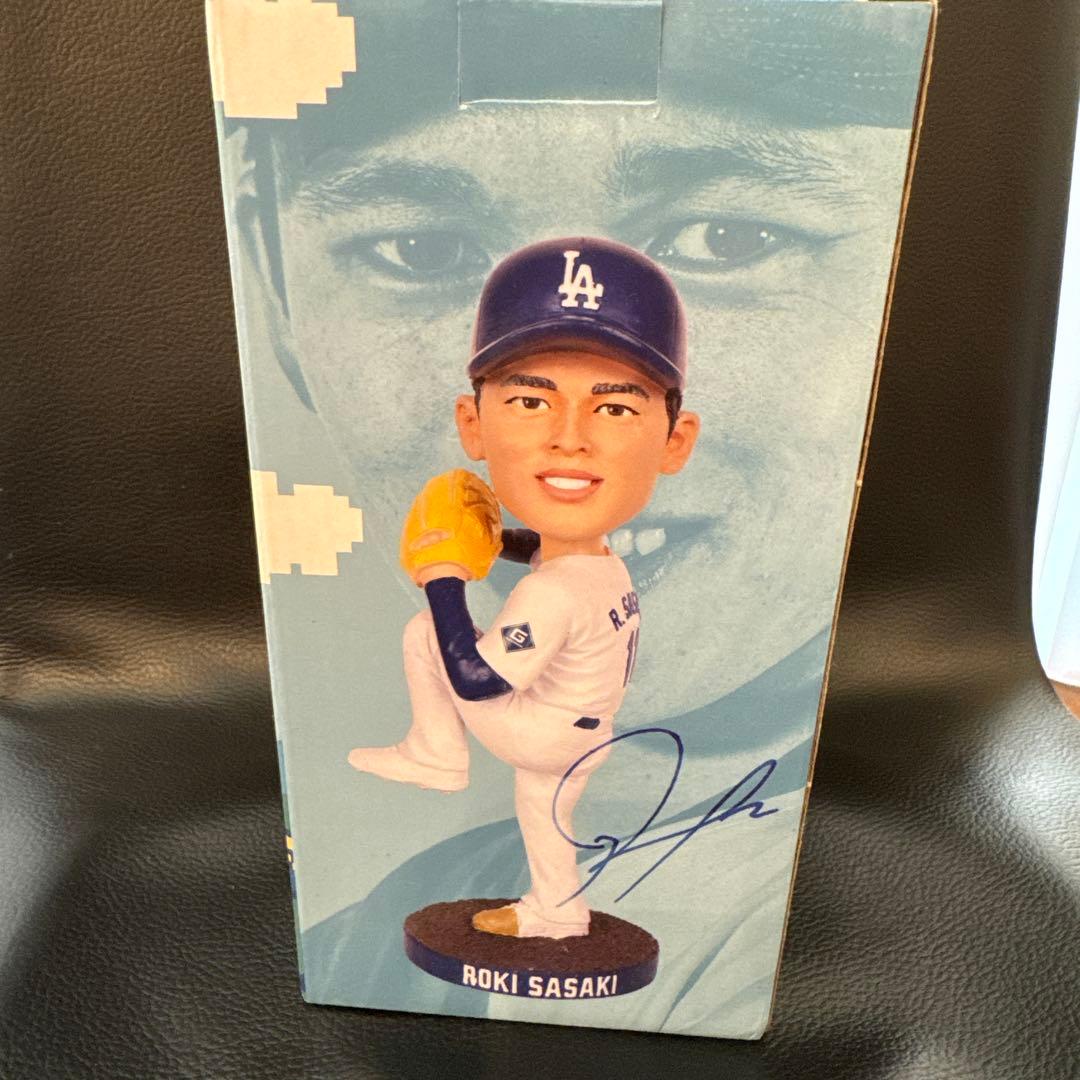 【ドジャース スタジアム限定】8/4 限定 佐々木朗希　記念 ボブルヘッド