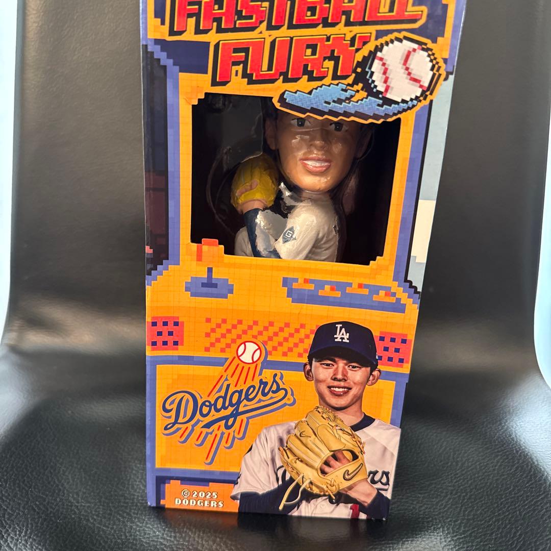 【ドジャース スタジアム限定】8/4 限定 佐々木朗希　記念 ボブルヘッド