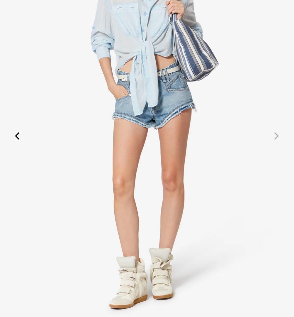 イザベルマラン ベケット スウェード レザー ハイカット スニーカー