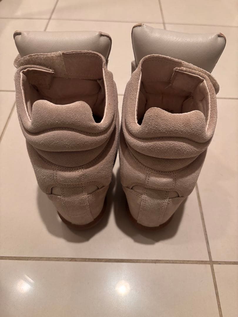 イザベルマラン ベケット スウェード レザー ハイカット スニーカー