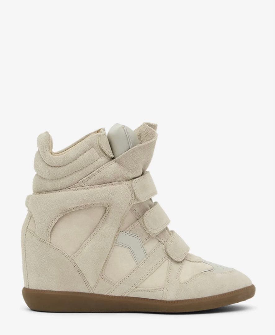 イザベルマラン ベケット スウェード レザー ハイカット スニーカー