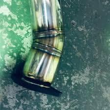 ランクル100ディーゼル 76.3ｍｍフロントパイプ ランドクルーザー100