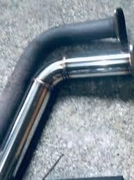 ランクル100ディーゼル 76.3ｍｍフロントパイプ ランドクルーザー100