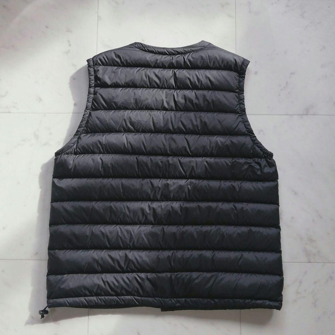 美品 ダントン ダウンベスト アウター インナーダウン 黒 ブラック 34