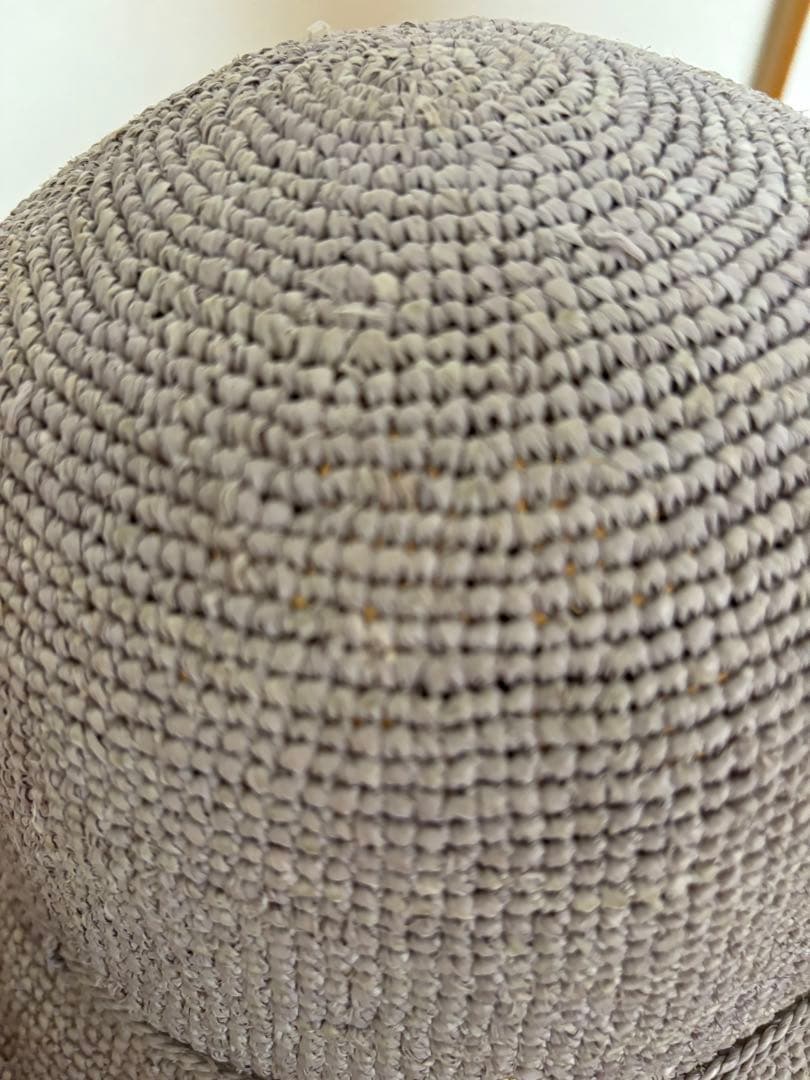 HELEN KAMINSKI グレー 麦わら帽子 保存袋付き