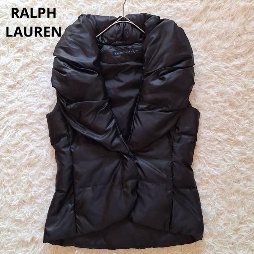 美品✨ラルフローレン ダウンベスト ショールカラー ブラック Sサイズ
