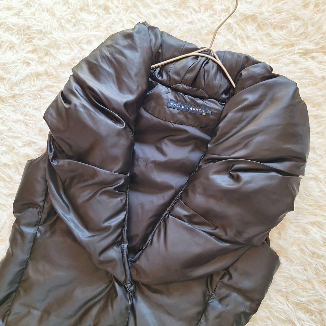 美品✨ラルフローレン ダウンベスト ショールカラー ブラック Sサイズ
