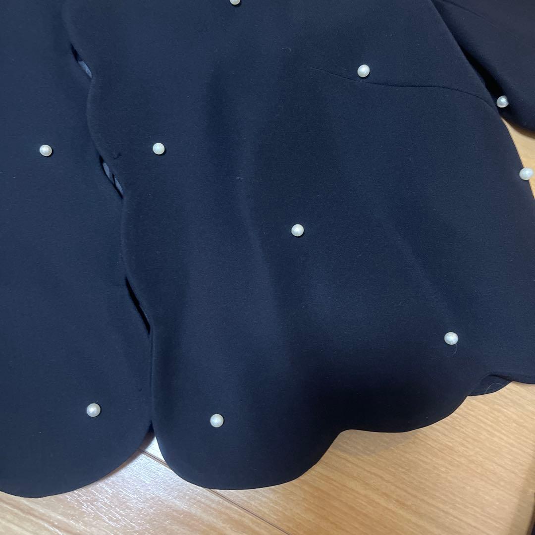 極美品✨ツルバイマリコオイカワ　2023　パール付きノーカラージャケット