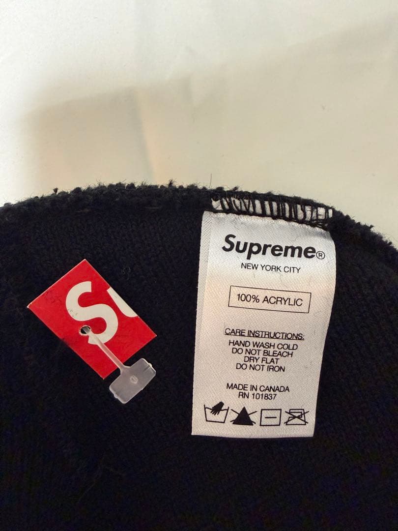 Supreme ニット帽 ブラック