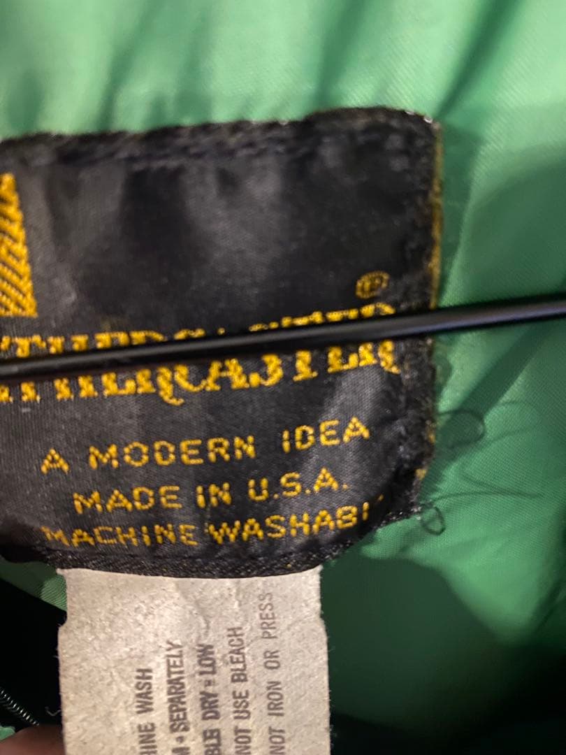 USA製　70’s 7up ダウンジャケット　ベストGreen Lサイズ