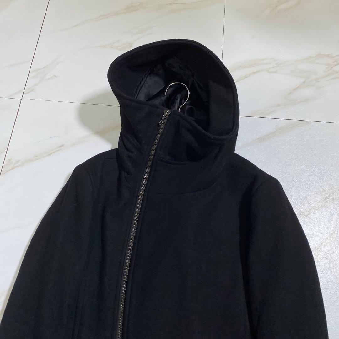 ジャケット・アウター ATTACHMENT heavy melton hooded blouson 2
