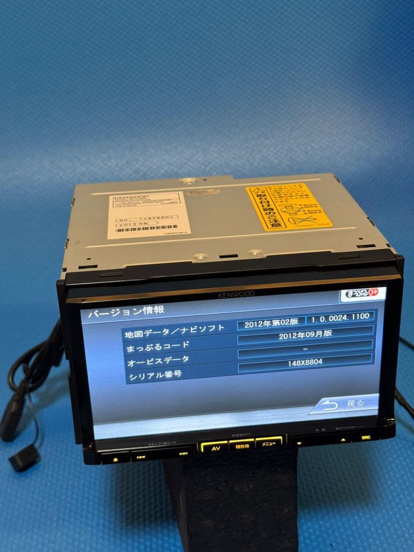 メモリーナビ　ケンウッド　MDVL500G 2012年　DVD CD フルセグ