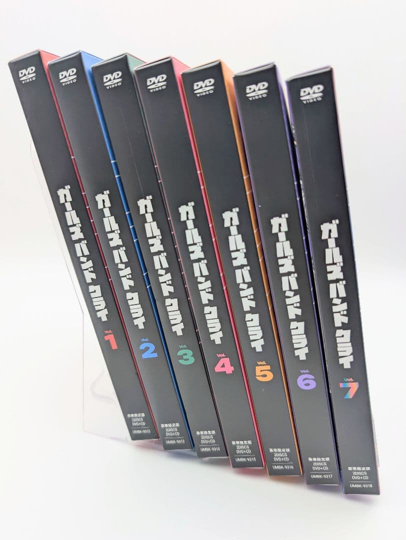 ガールズバンドクライ DVD 1〜7巻全巻フィギュア付セット 豪華限定版