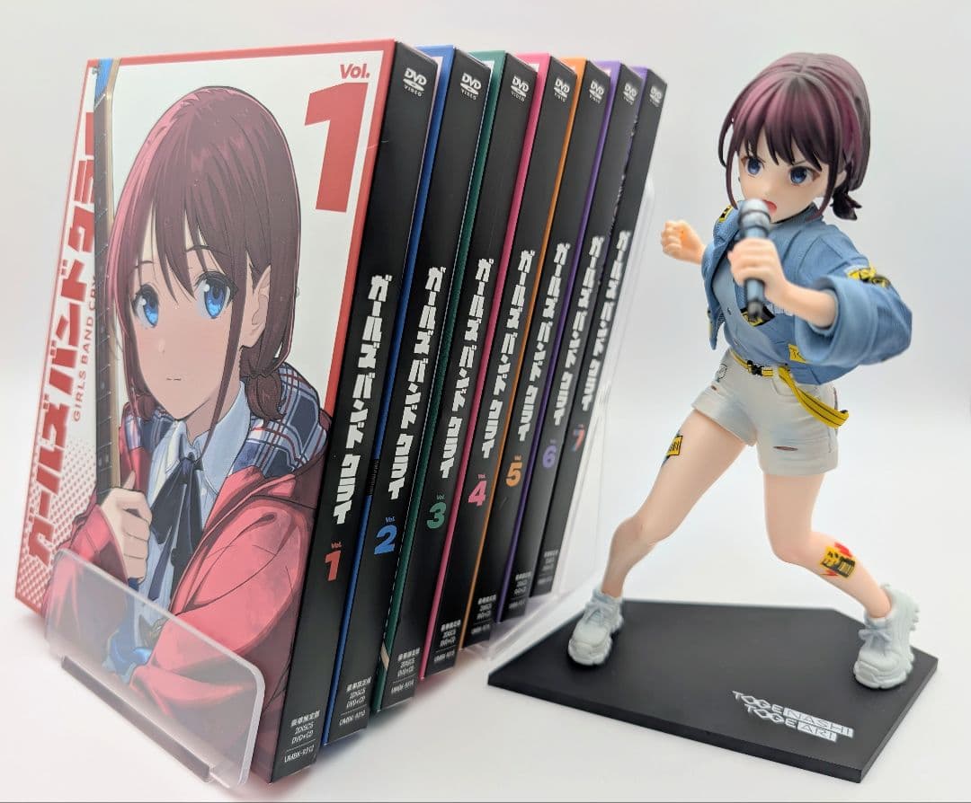 ガールズバンドクライ DVD 1〜7巻全巻フィギュア付セット 豪華限定版