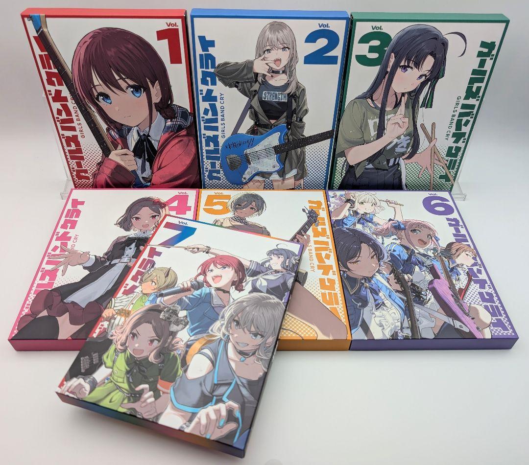 ガールズバンドクライ DVD 1〜7巻全巻フィギュア付セット 豪華限定版