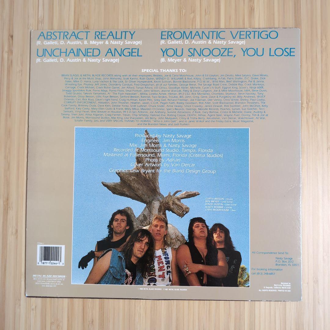 洋楽 NASTY SAVAGE / ABSTRACT REALITY