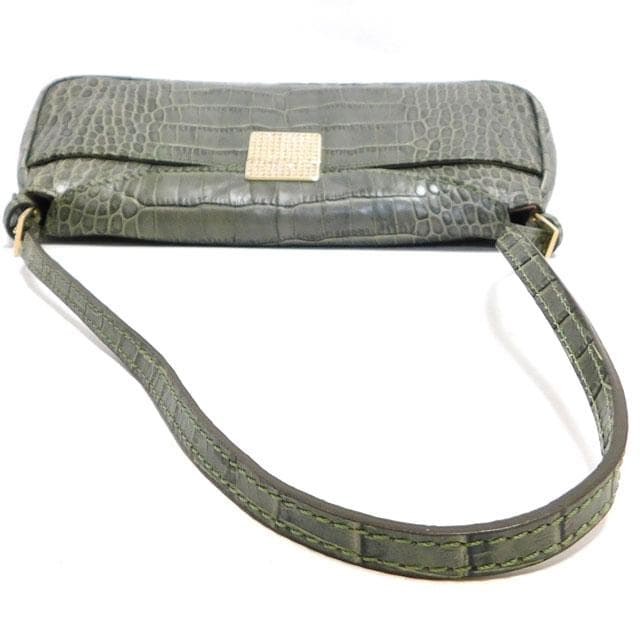 極美品ヴァレンティノ ガラヴァーニ ハンドバッグ 肩掛け可能 クロコ型押しレザー