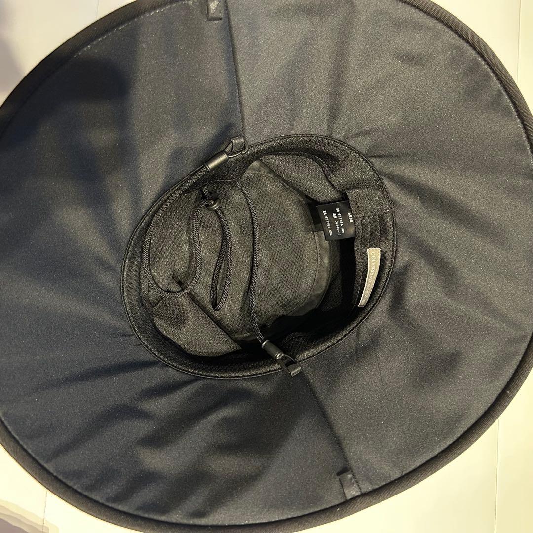 サンバリア100 ウィンドハット Mサイズ　ブラック