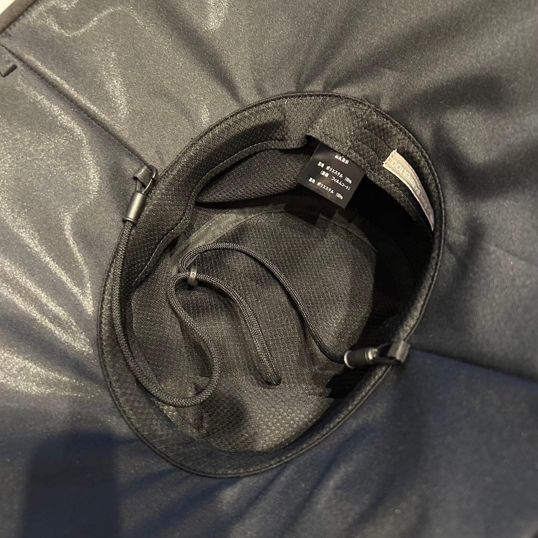 サンバリア100 ウィンドハット Mサイズ　ブラック