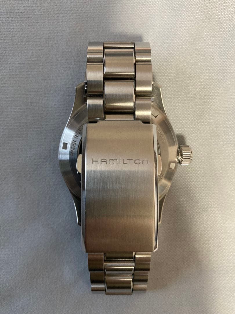 【極美品】HAMILTON 　マーフ38mm メタルバンド　レザーベルト付き
