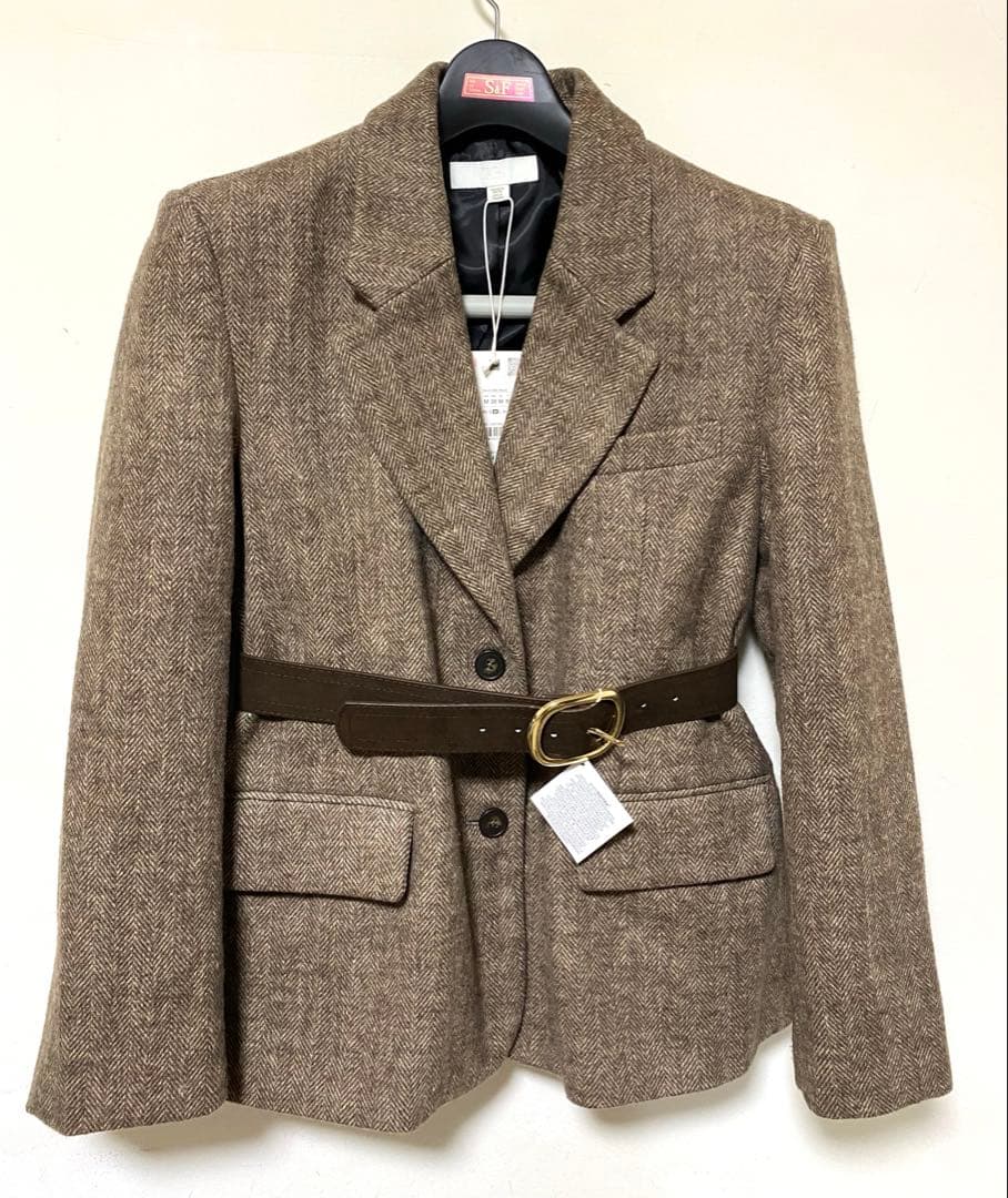 ZARA【新品】ベルト付き テーラードジャケット