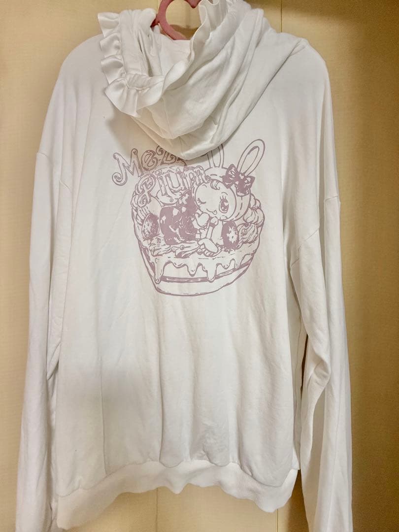 piumxMezzo Piano ベリエちゃんハートケーキパーカー ホワイト