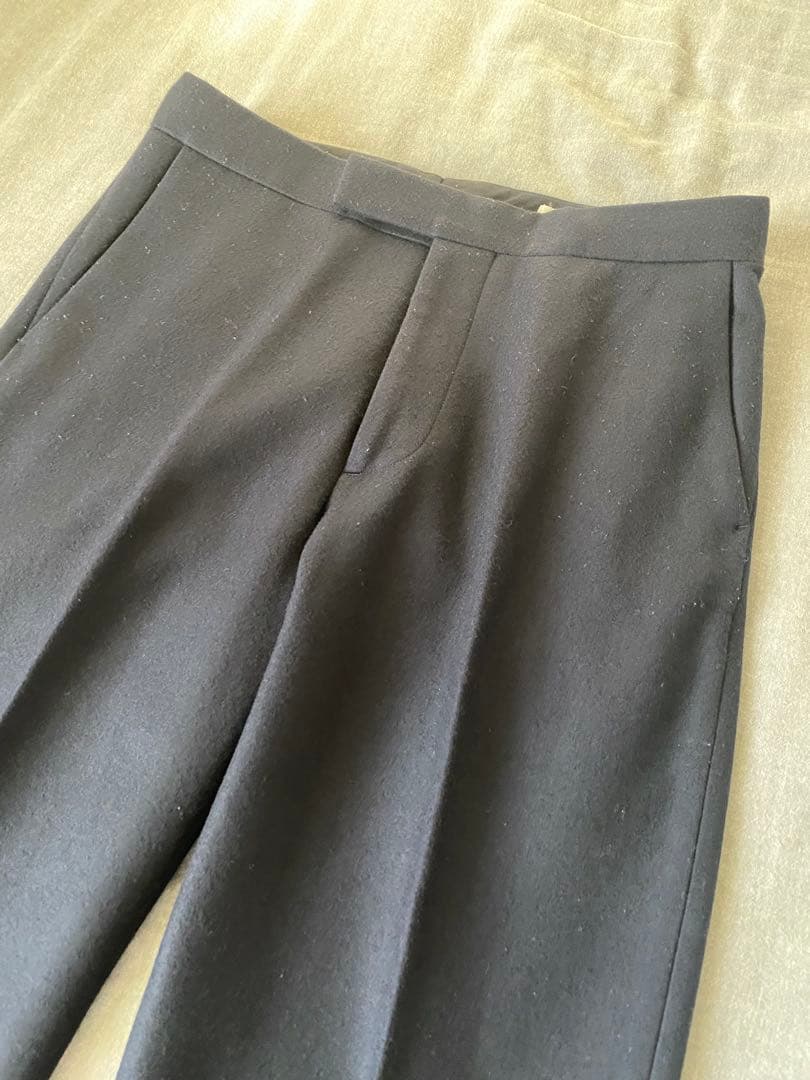 パンツ AURALEE LIGHT MELTON SLACKS