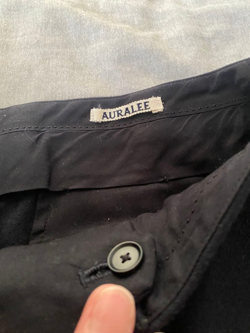 パンツ AURALEE LIGHT MELTON SLACKS
