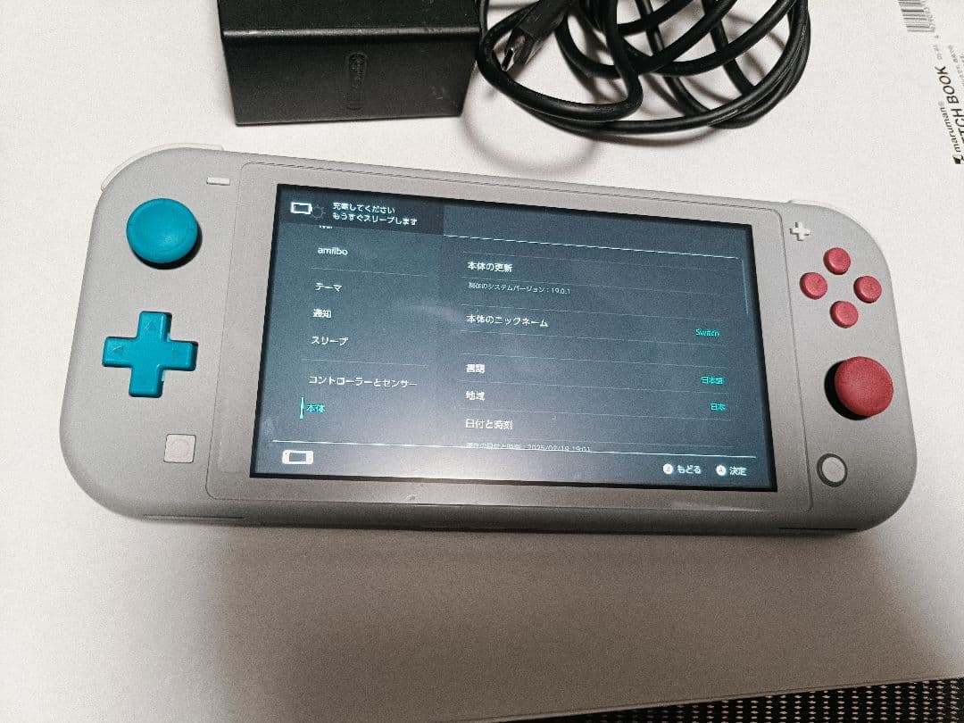 【動作確認済み】Nintendo Switch Lite ザシアン・ザマゼンタ