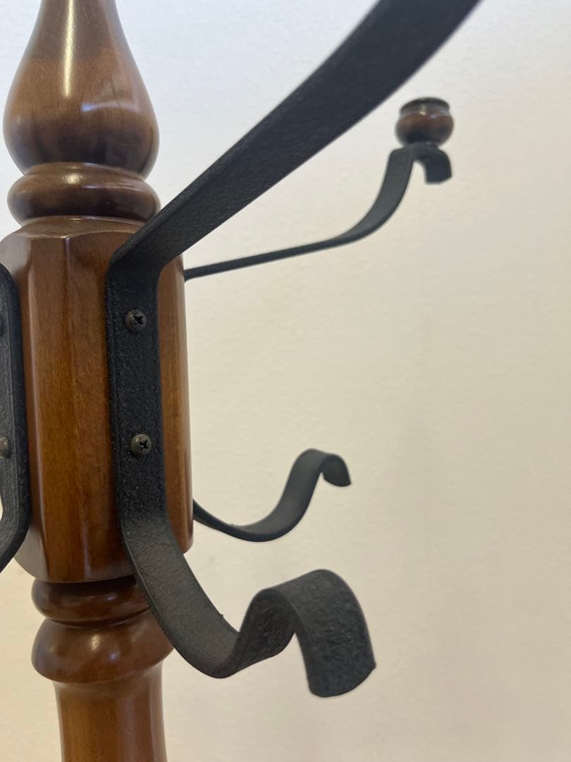 【karimoku】カリモク　コロニアル　ポールハンガー　アンティーク