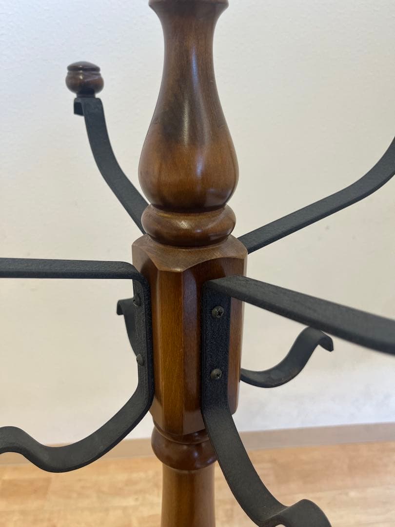 【karimoku】カリモク　コロニアル　ポールハンガー　アンティーク