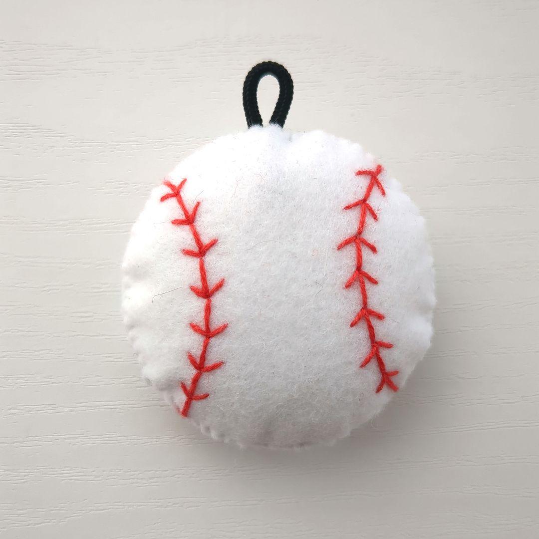 【あや】必勝祈願　部活お守り　フェルトおまもり　野球　20個