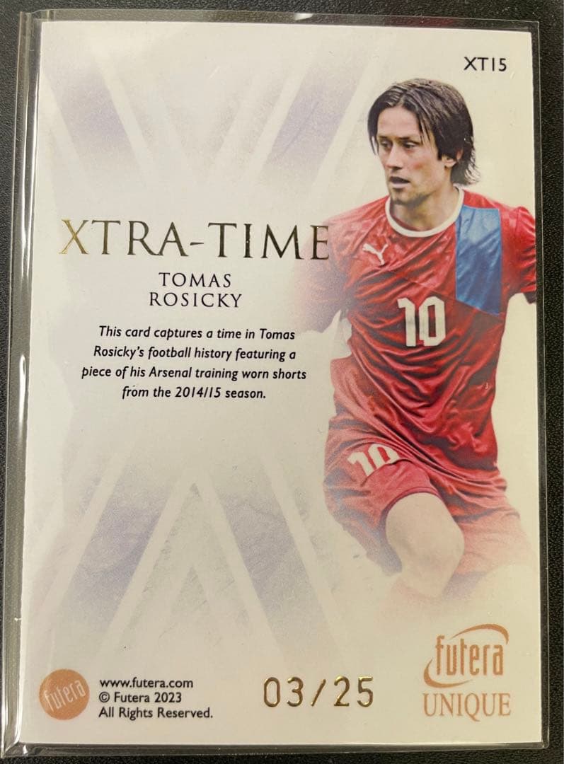 FUTERA UNIQUEロシツキー ジャージ カード 25枚限定 アーセナル