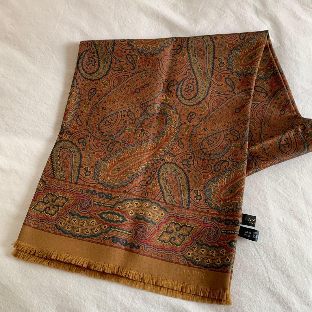 LANVIN PARIS VINTAGE ランバン　 パリス　ストール